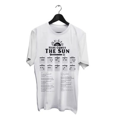 Polera Here Comes The Sun Blanca - Hazza